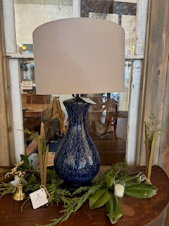 Blue Vessel Lamp