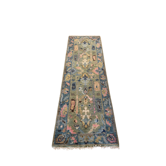 Blue and Pink Runner