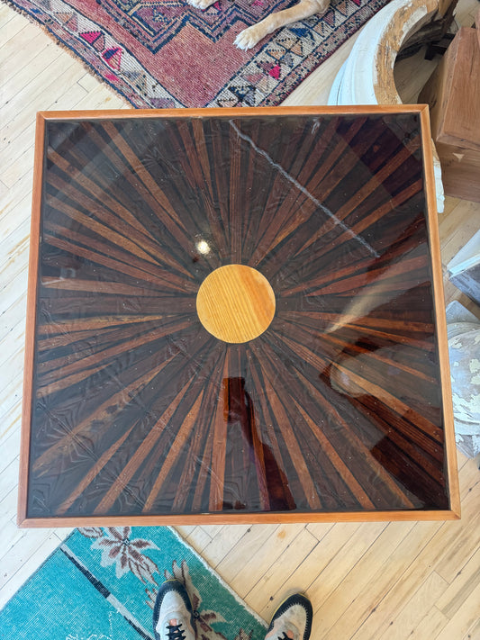 Sunburst Table Pair