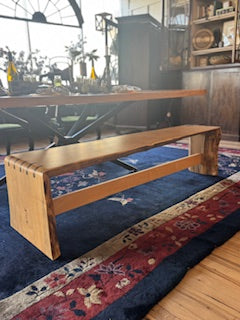Waterfall Live Edge Bench