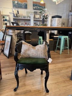 1940s chinese chairs with green mohair (for all 6)