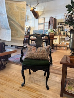 1940s chinese chairs with green mohair (for all 6)